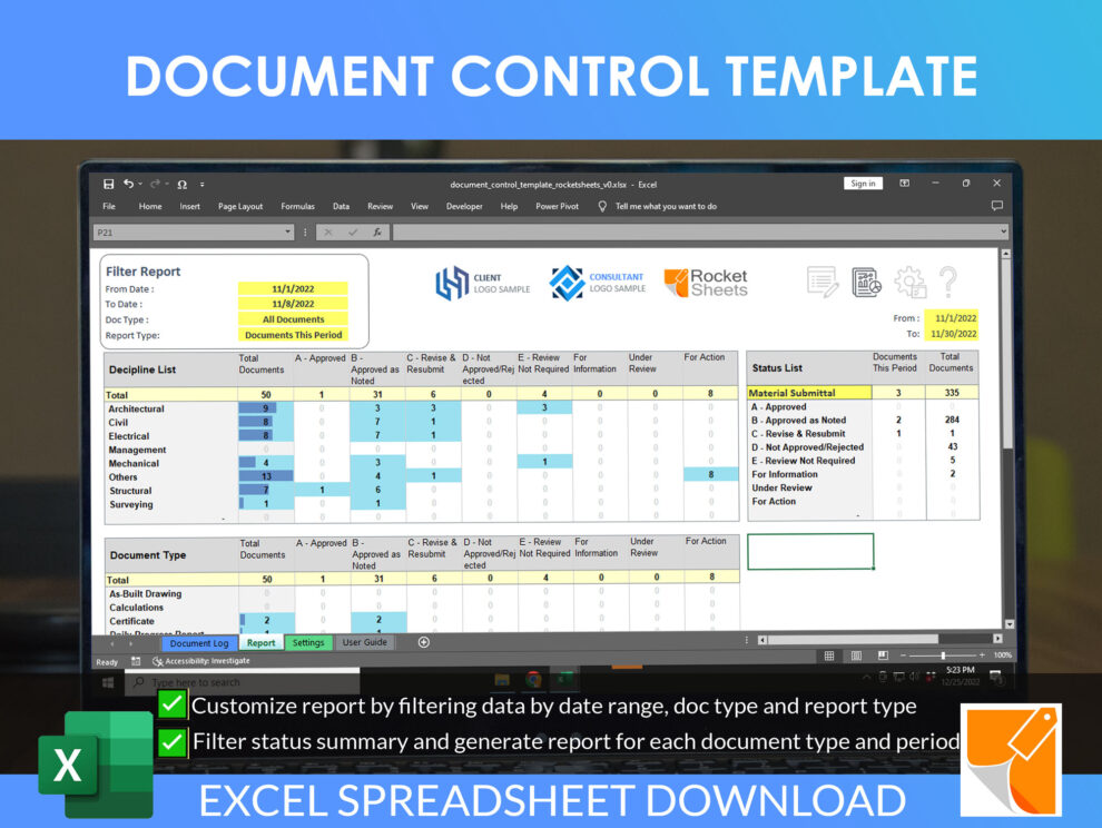 Document Control Template Excel: Streamline Your Workflow