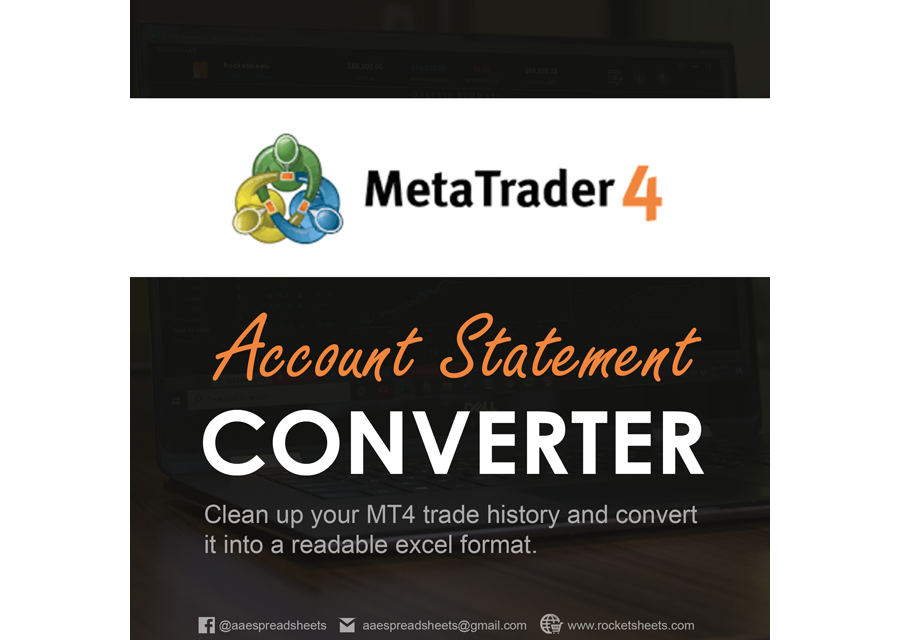 MetaTrader 4 Account Statement Converter